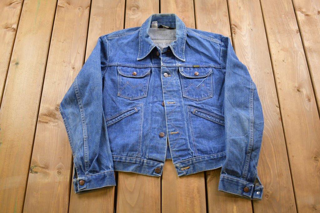 Vintage 1970s Maverick Denim Jean Jacket True Vintage Denim