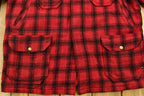 Vintage 1950s Woolrich Buffalo Plaid Wool Hunting Jacket