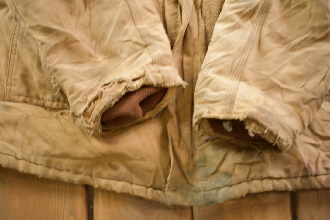 Vintage 1990s Carhartt Hooded Mens Traditional Coat