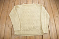 Vintage 1980s Knit Crewneck Sweater