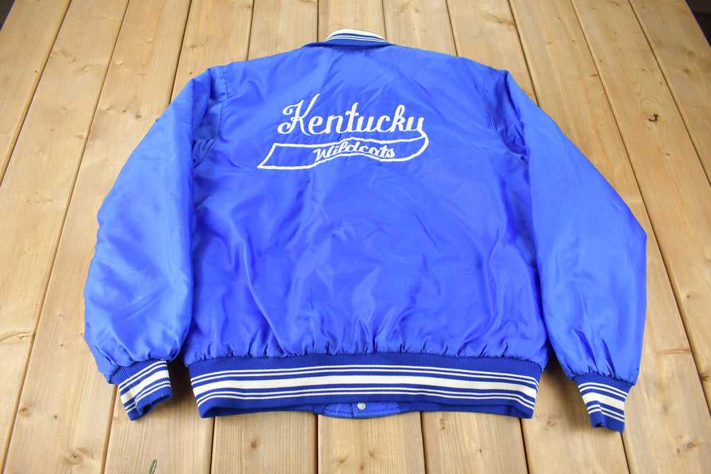 Vintage 1980s Kentucky Wildcats Satin Jacket Jacket