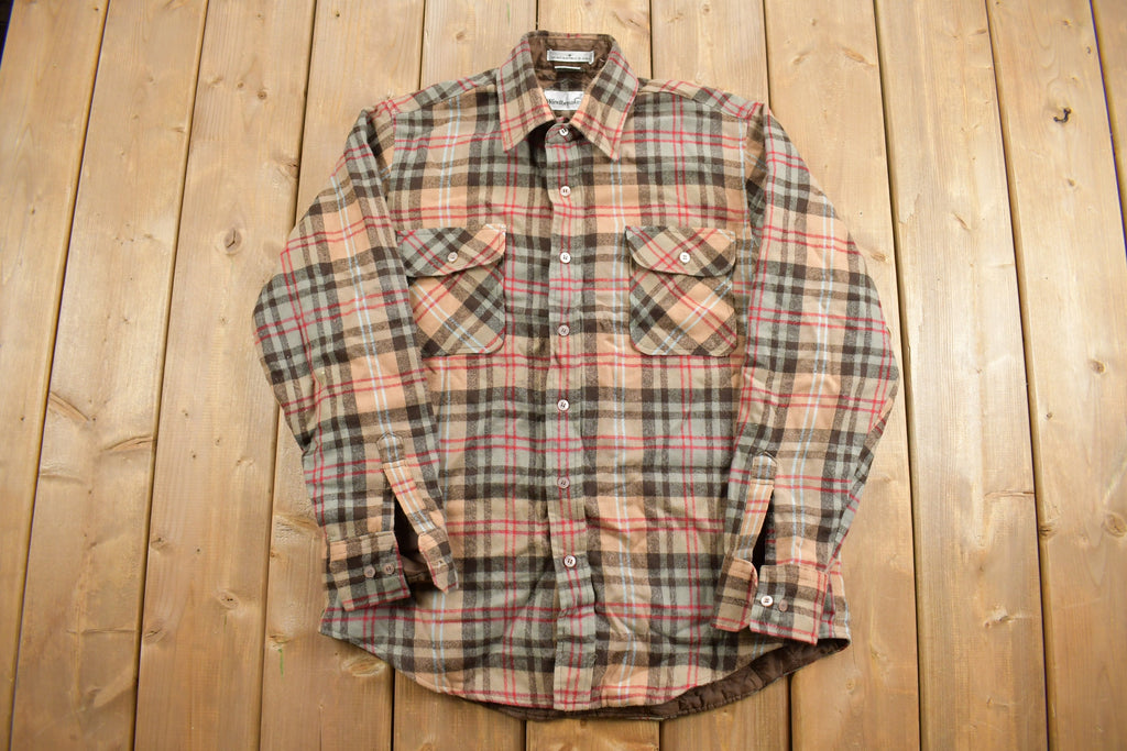 Vintage 1980s Windbreaker Brand Insulated Button Up