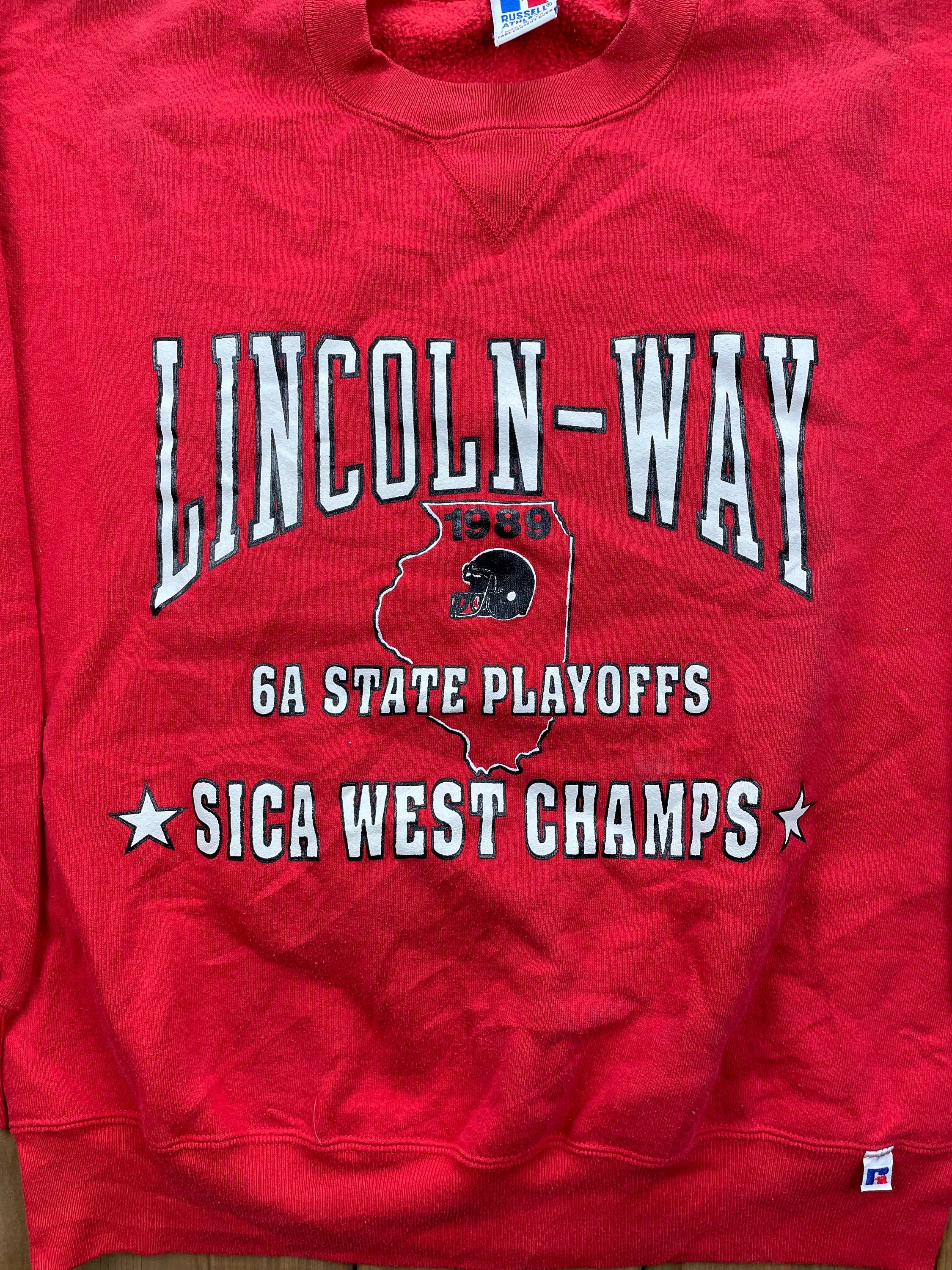 Vintage 1989 University of Lincoln Way Crewneck , Made In USA