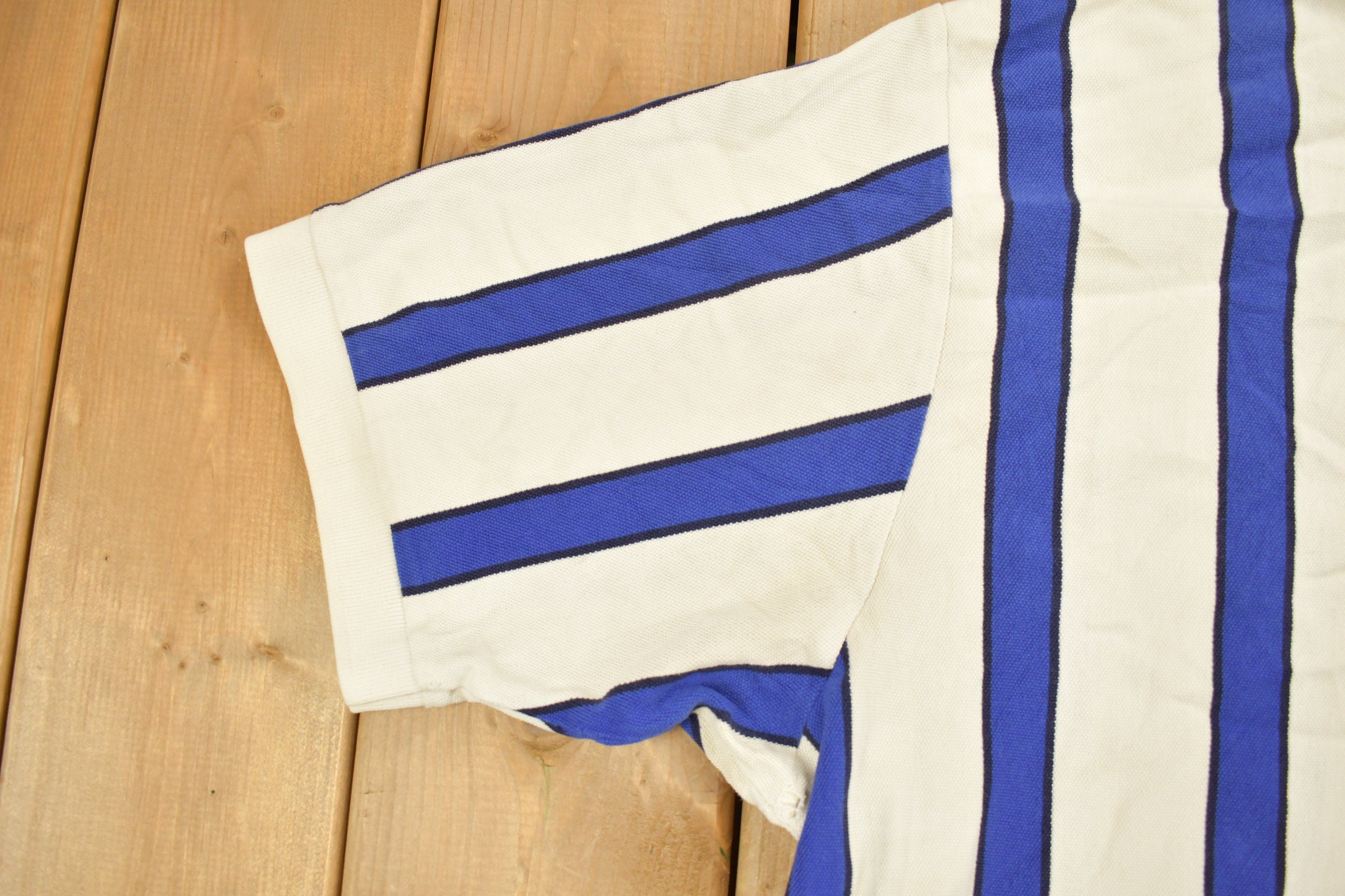 Vintage 1990s Polo Ralph Lauren Striped Collared Shirt