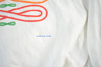 Vintage 1990s Shakra Shirts Infinity Sign Graphic Crewneck Sweatshirt Men's Large
