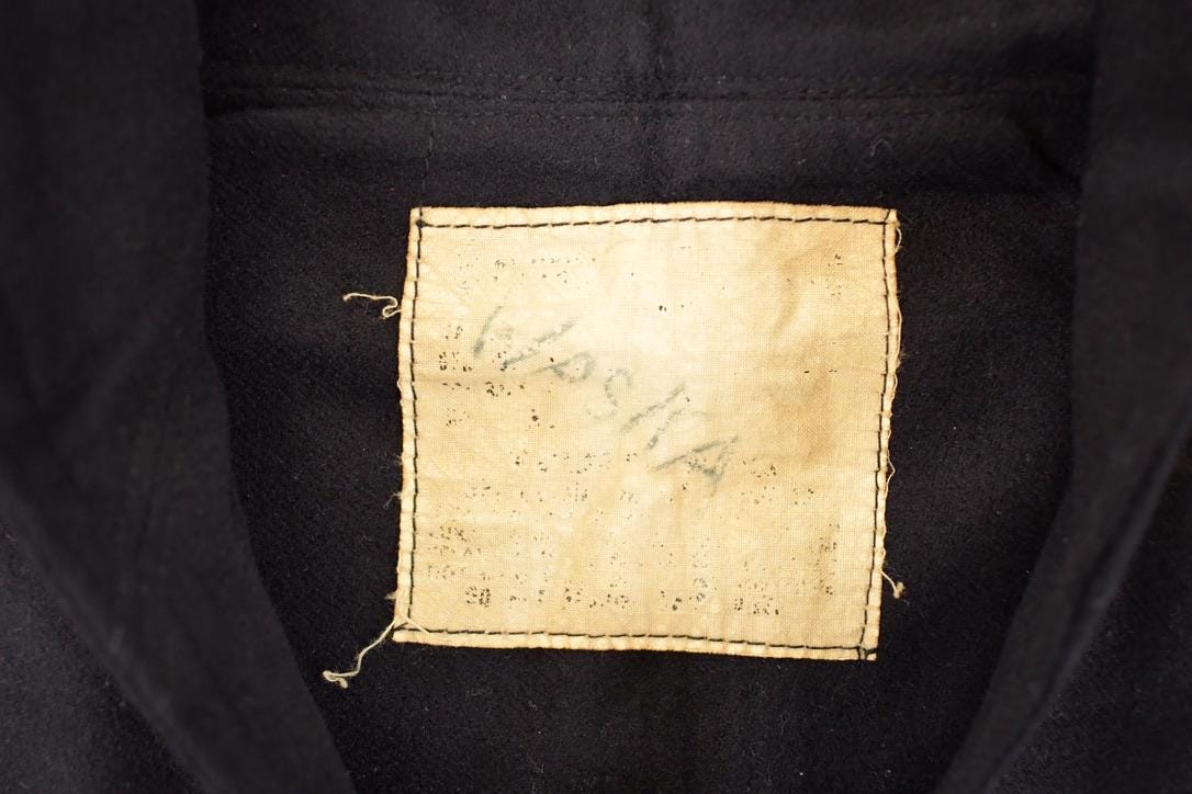 Vintage 1940s Navy Sweatshirt Mens S