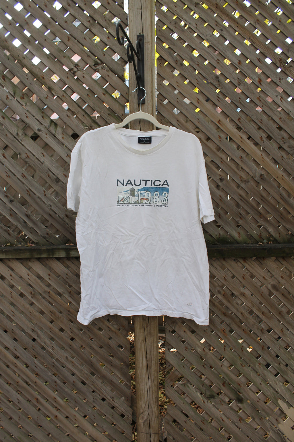 Vintage 1990s Nautica Sailing Graphic T Shirt