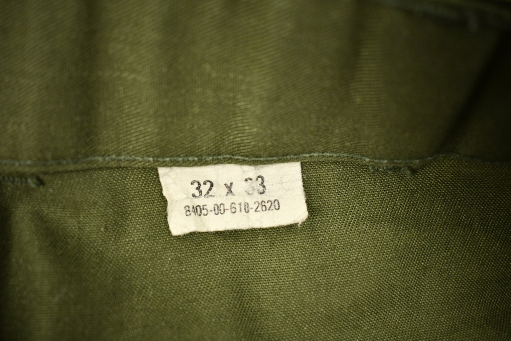 Vintage 1981 Military OG 507 Army Pants Size 30 x 30