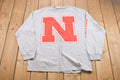 Vintage 1990s Nebraska University Collegiate Long Sleeve T-Shirt / 90s Long Sleeve / Souvenir / Athleisure / Travel And Tourism