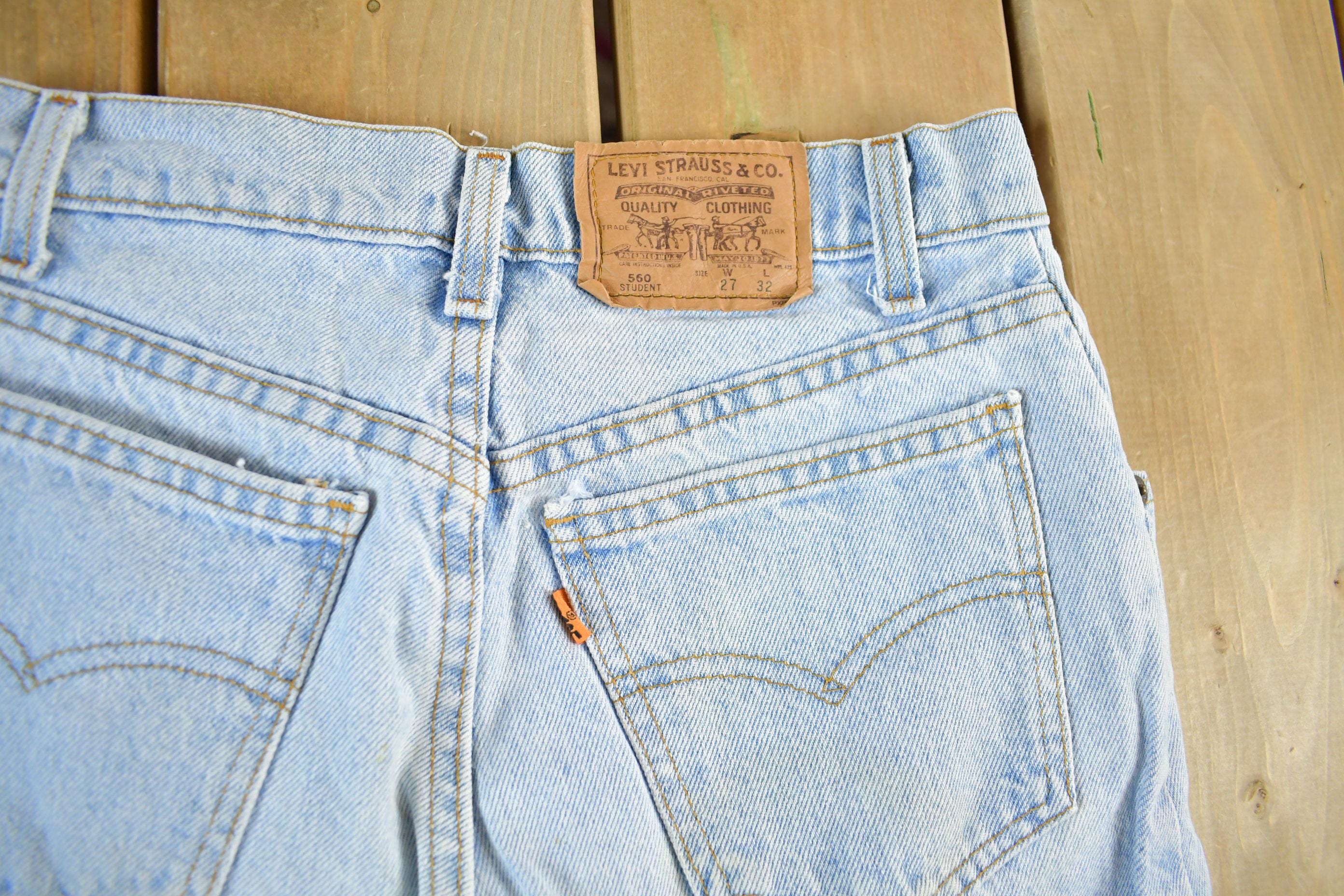 Vintage 1990s Levi's Student Denim Jeans Adult 26 x 31
