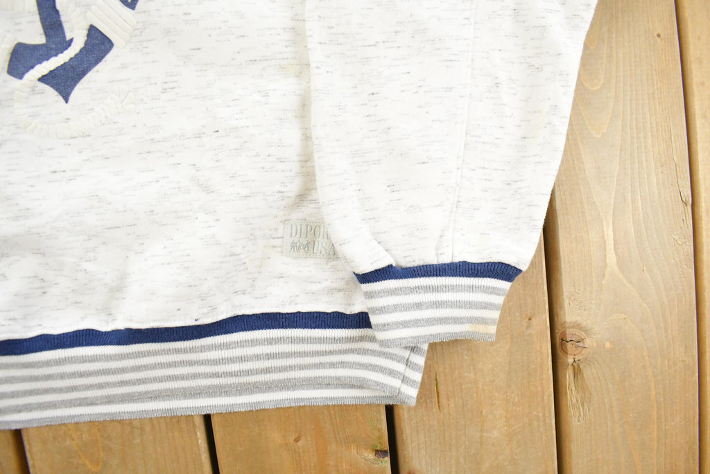 Vintage 1990s Anchor Sailing Henley Crewneck Sweatshirt Men's Medium