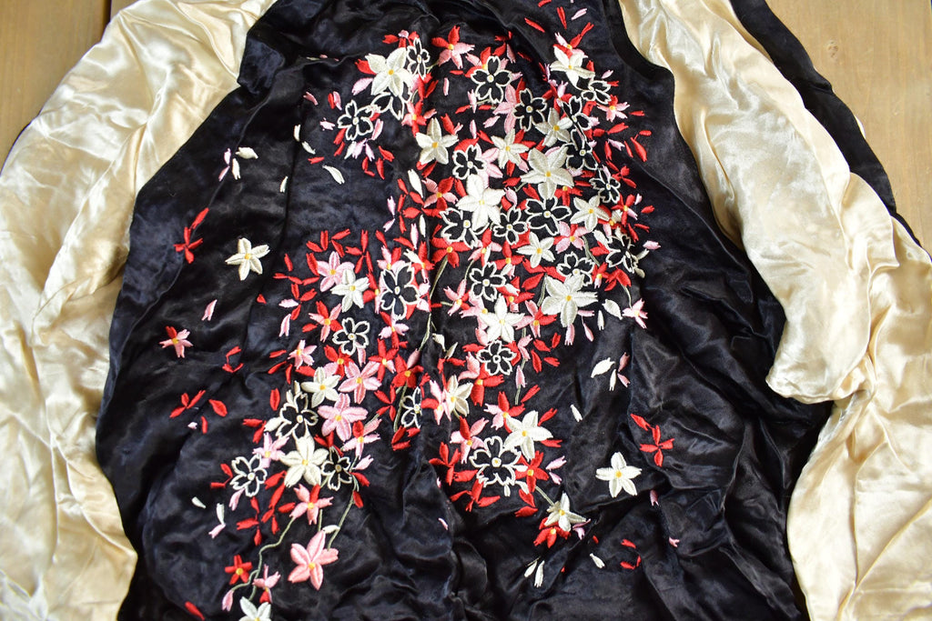 Vintage 1970s USA Korean Sukajan Souvenir Bomber Jacket Adult XS