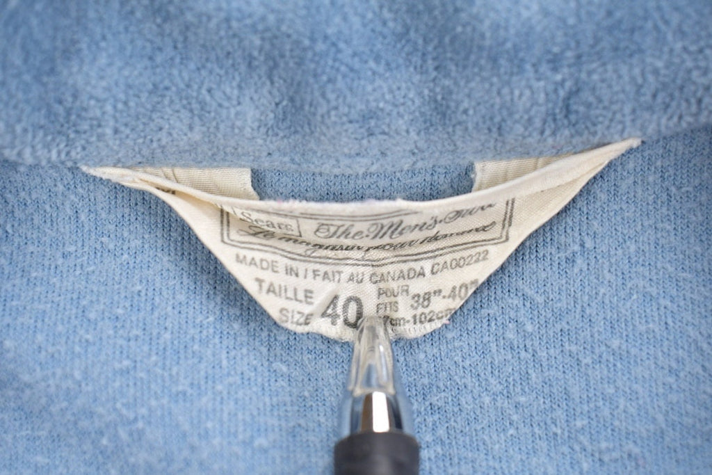 Vintage 1990s Sears Plaid Collared Sweatshirt