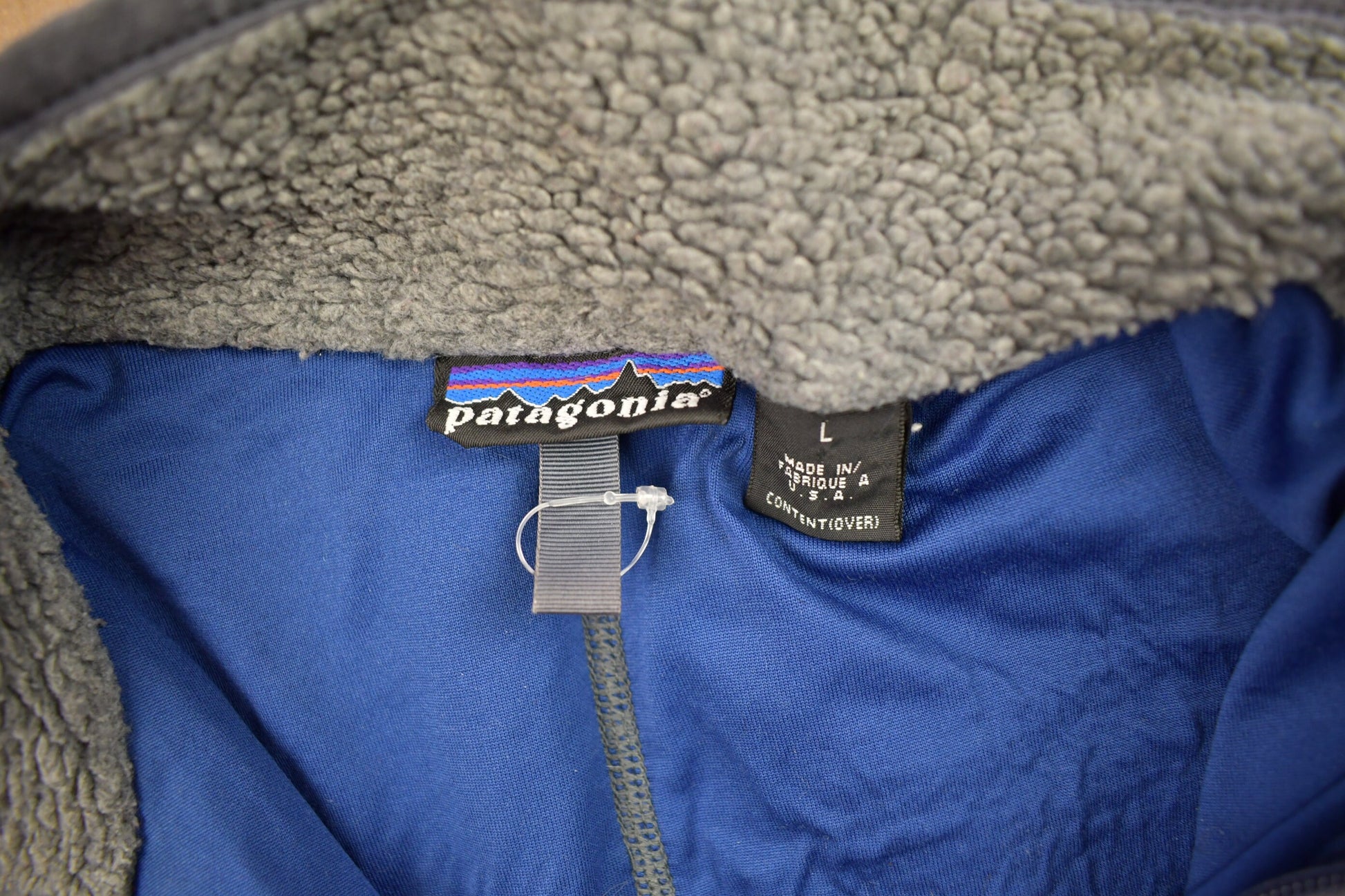 Vintage 1990s Patagonia Deep Pile Fleece Zip Up Sweater