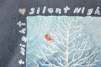 Vintage 1990s Silent Night Cardinal Cute Christmas Crewneck Sweater