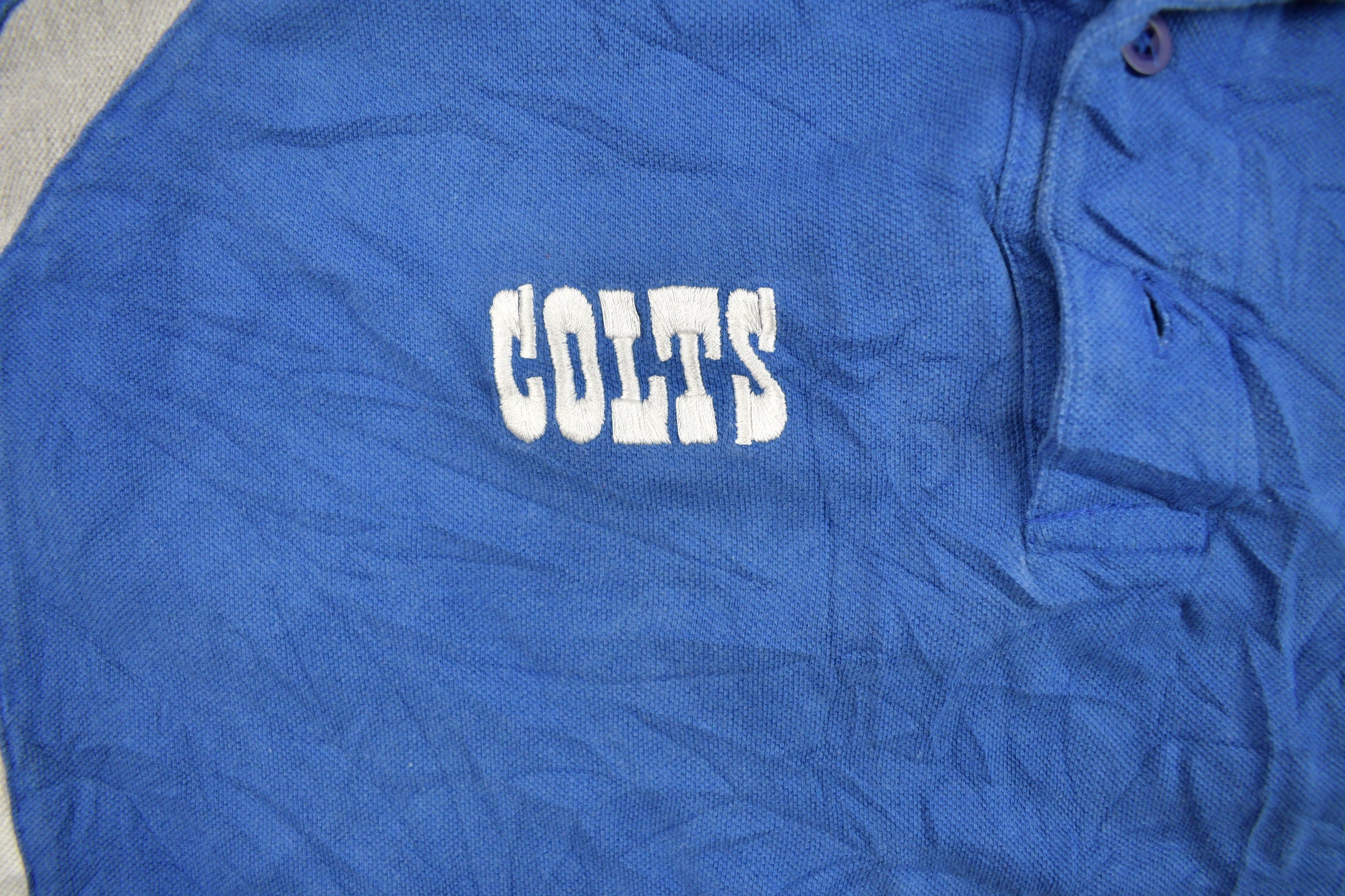 Vintage 1990s Indianapolis Colts NFL Graphic Golf Shirt