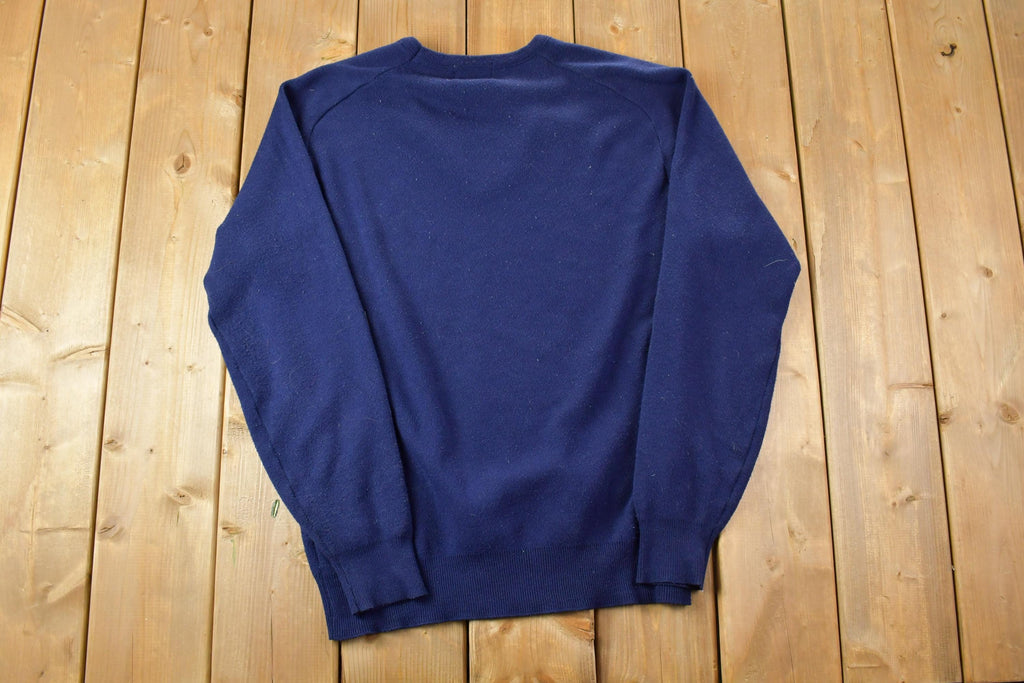 Vintage 1990s Pine State Knit V Neck Sweater