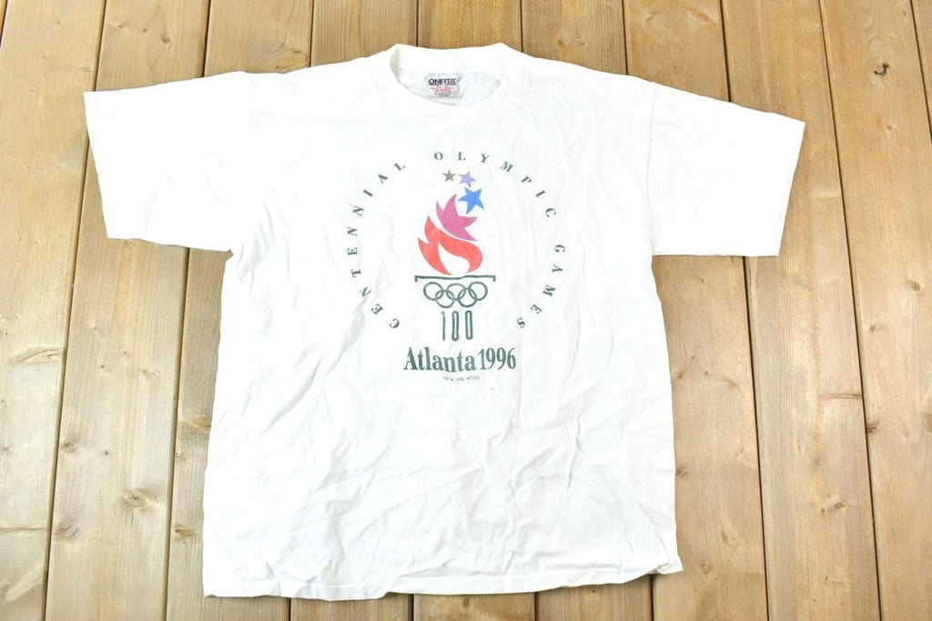 Vintage 1996 Atlanta Centennial Olympic Games Souvenir T-Shirt Men's L
