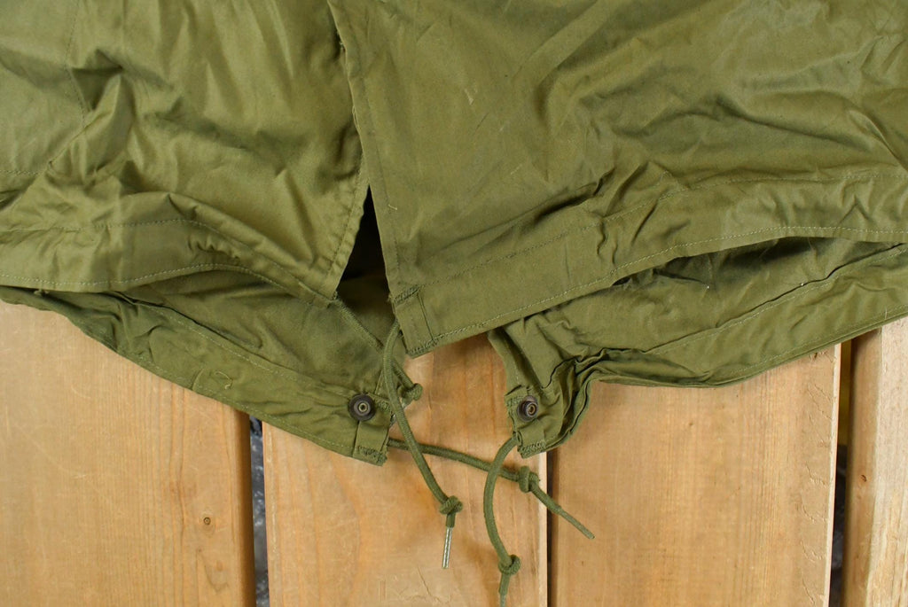 Vintage 1968 Military Hooded Lined Parka Jacket Men's Medium