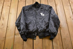 Vintage 1990s Joliet YMCA Baseball Holloway Satin Bomber Jacket