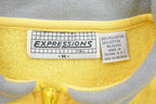 Vintage 1990s Expressions Yellow Quarter Zip Sweatshirt