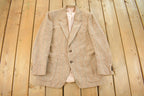 Vintage 1990s Designers Collection Wool Tweed Blazer Jacket Men's M