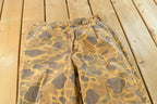 Vintage 1960s Saftbak Duck Camo Hunting Pants Men's 32 x 27