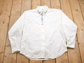 Vintage 1990s Napa Valley Embroidered Button Up Shirt