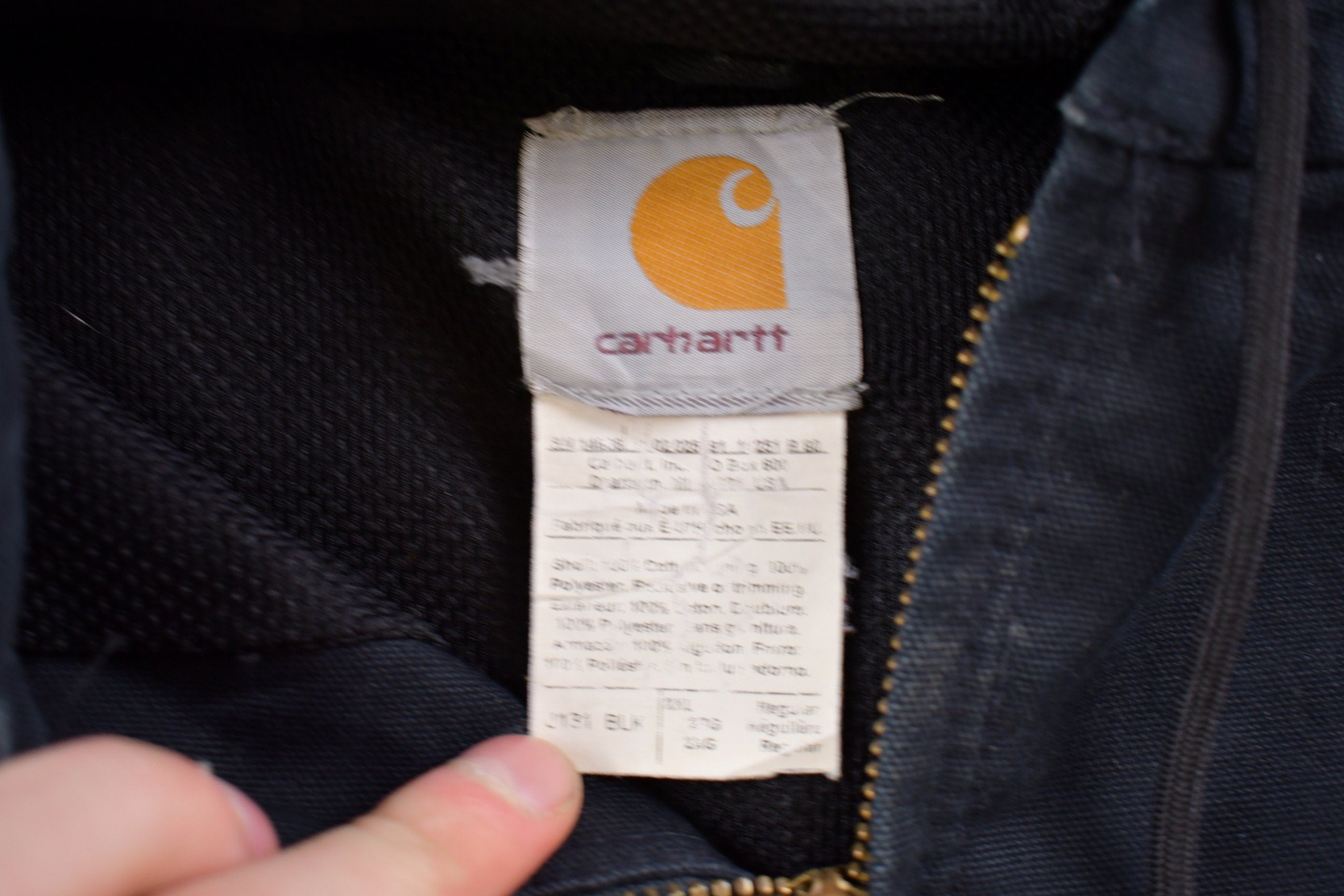 Vintage 1990s Carhartt Hooded Jacket