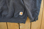 Vintage 1990s Distressed Carhartt Crewneck Sweatshirt Men's 2XL