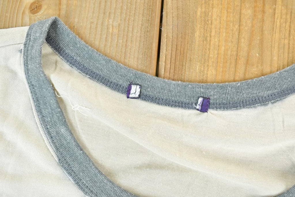 Women Vintage Rerock Rockstar Y2K T-Shirt / Vigoss Grunge Skull Print / Contrast Stitch / Internet Famous Clothing / Over Dyed