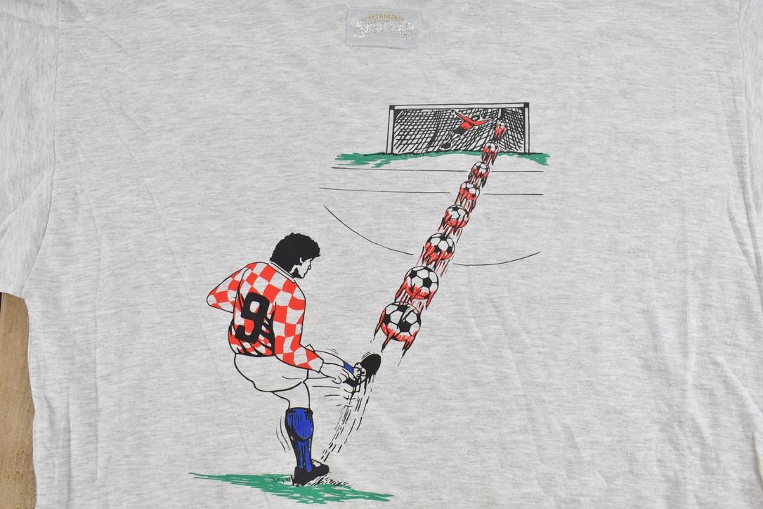 Vintage 1996 Deadstock Euro 96 Soccer Graphic T-Shirt