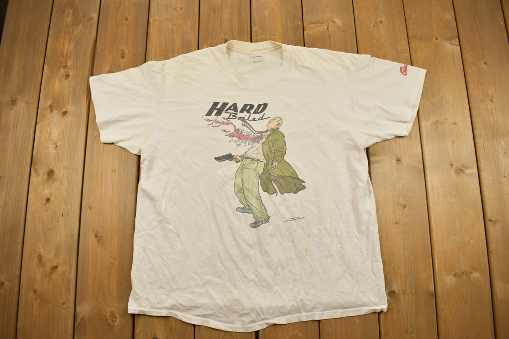 Vintage 1990 Hard Boiled Comic Book Promo T-shirt