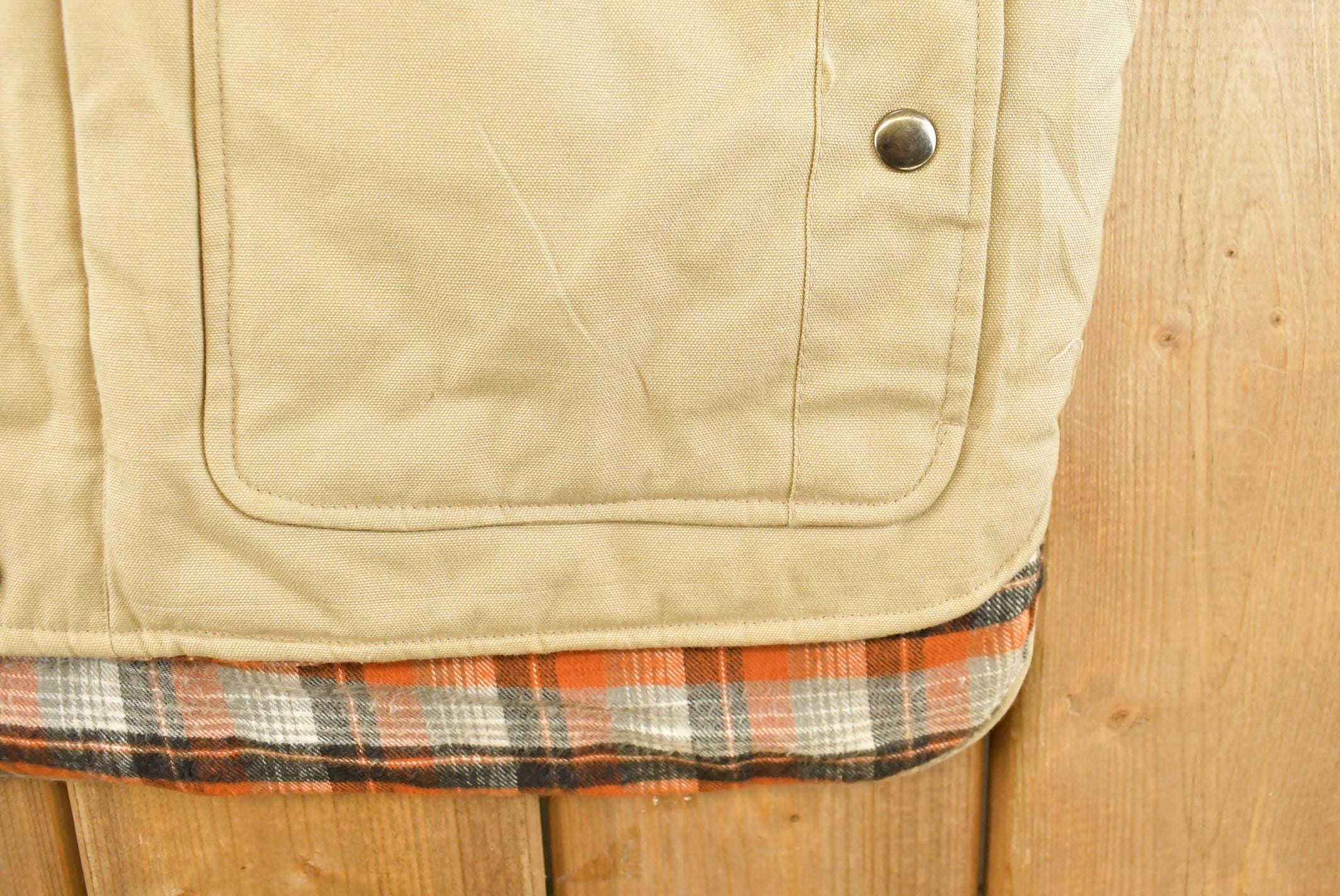 Vintage 1990s Northern Suns Plaid Lined Vest Jacket Men's Large