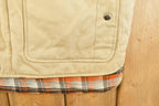 Vintage 1990s Northern Suns Plaid Lined Vest Jacket Men's Large