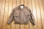 Vintage 1980s Peter England Leather Jacket