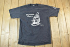 Vintage 1990s Sailboats Single Stitch T-Shirt