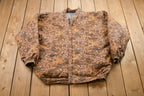 Vintage 1990s Patchwork All Over Print Puffer Jacket