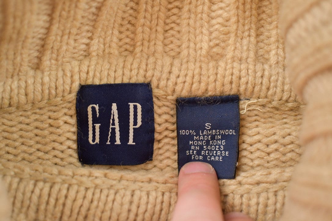 Vintage 1990s Gap Knitted Turtleneck Sweater