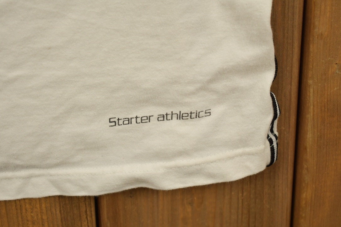 Vintage 1990s Starter Quarter Sleeve Blank T-Shirt