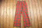 Vintage 1960s Jack Winter Wool Plaid Pants