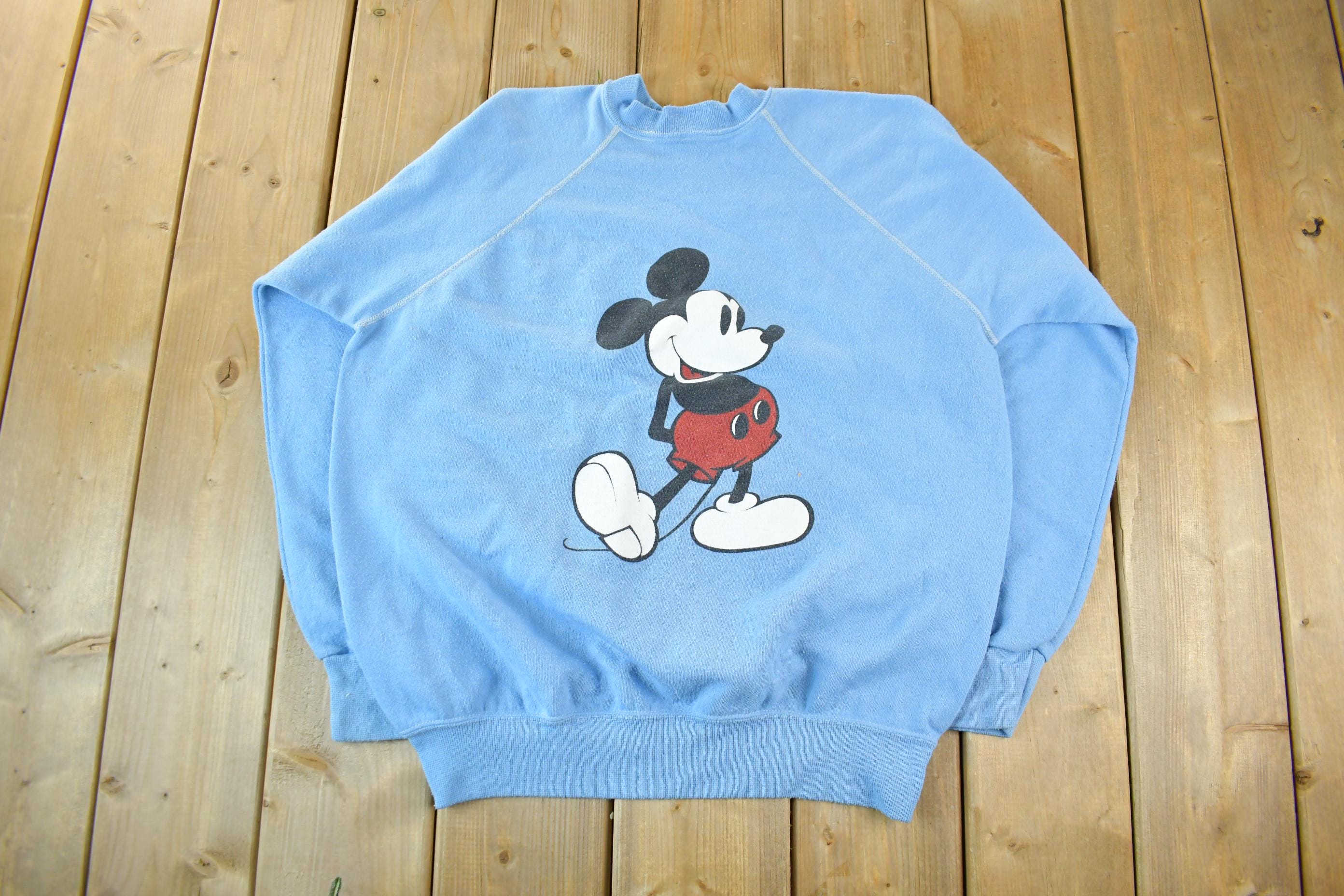 Vintage 1980s Disney Mickey Mouse Crewneck Sweatshirt Adult Medium