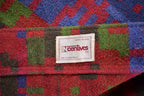 Vintage 1990s AZTEC Pattern Fleece Poncho Jacket