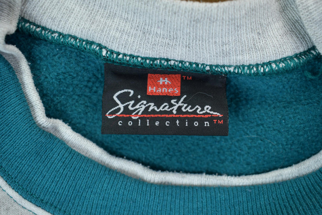 Vintage 1990s Hanes Two toned Blank Crewneck Sweatshirt