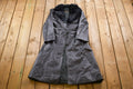 Vintage 1970s Genuine Leather Fur Collar Penny Lane Coat