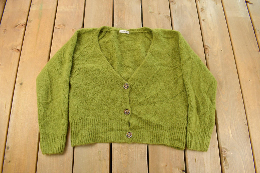 Vintage 2000s Valentina Naldi Mohair Knit Cardigan Sweater Women's Medium