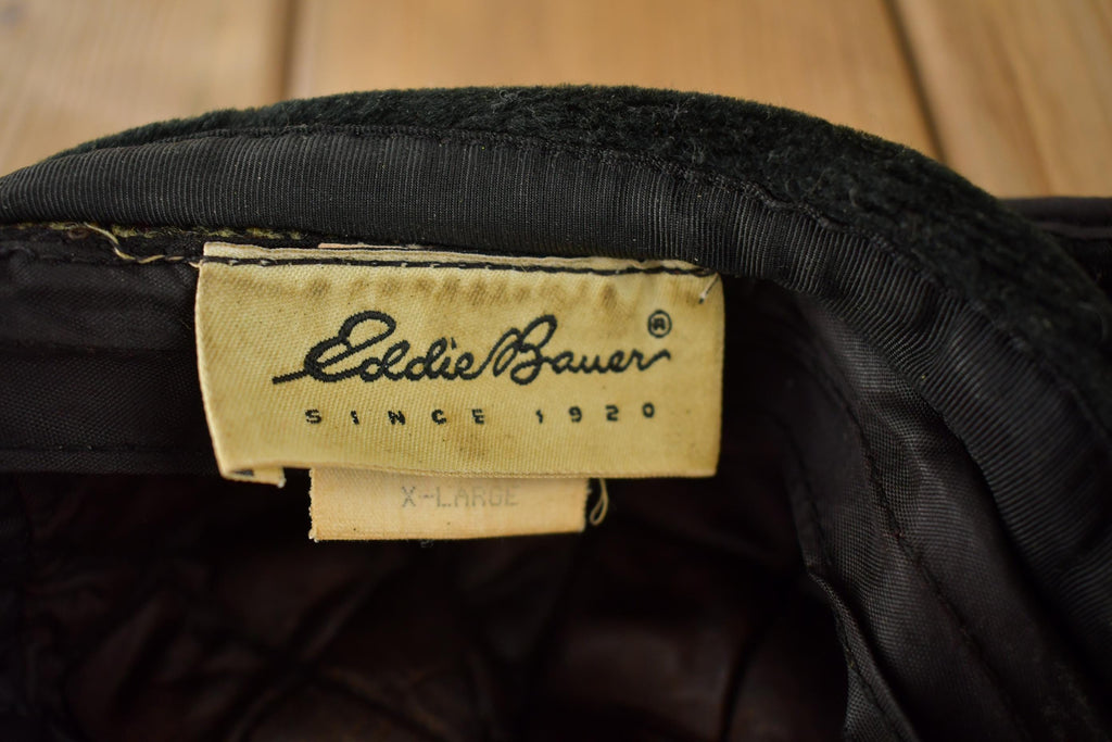 Vintage 1980s Eddier Bauer Harris Tweed Paper Boy Hat Size XL
