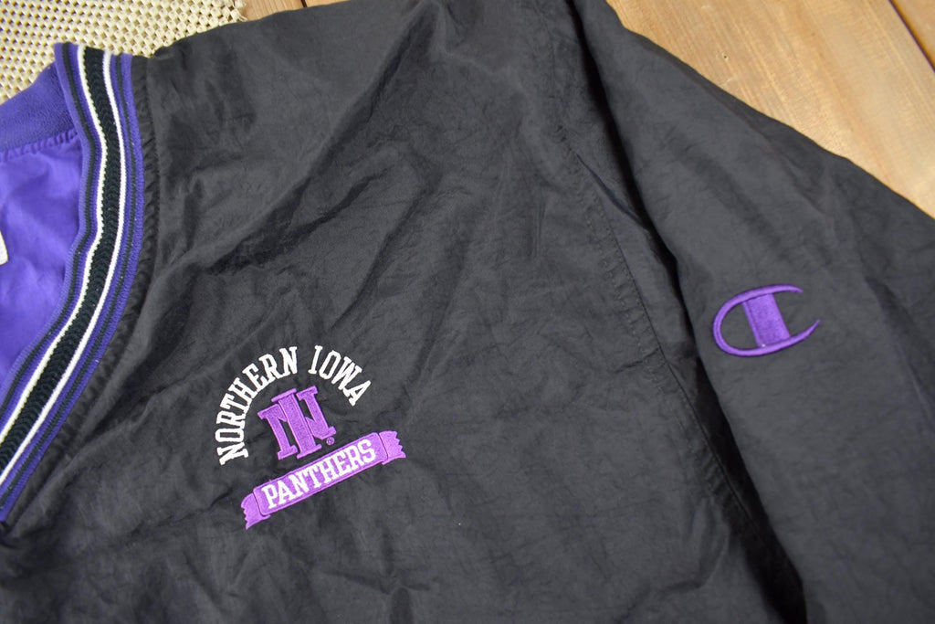 Vintage 1990s Northern Iowa Panthers Collegiate NCAA Champion Pullover Jacket