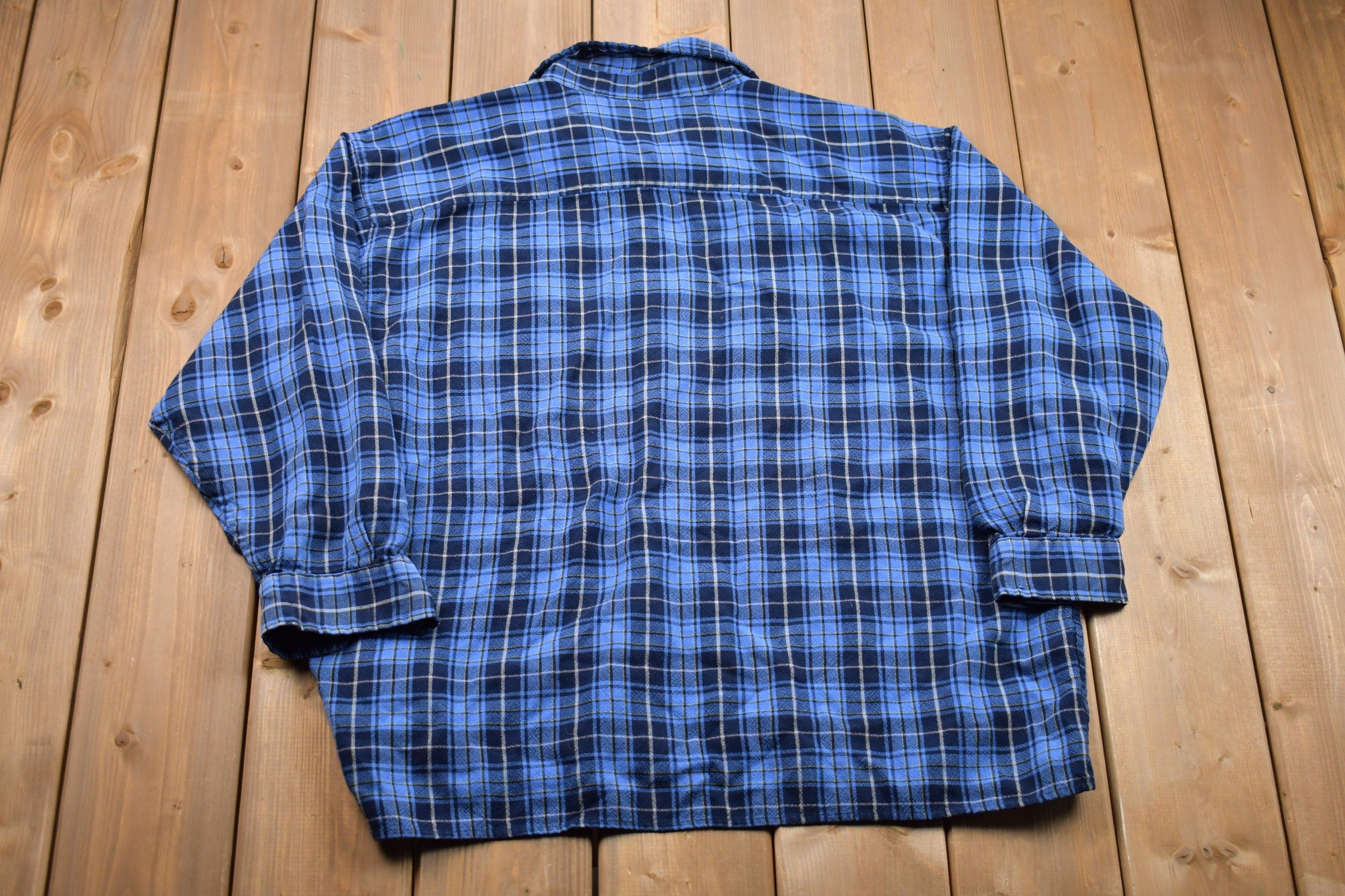 Vintage 1990s John Blair Plaid Button Up Shirt