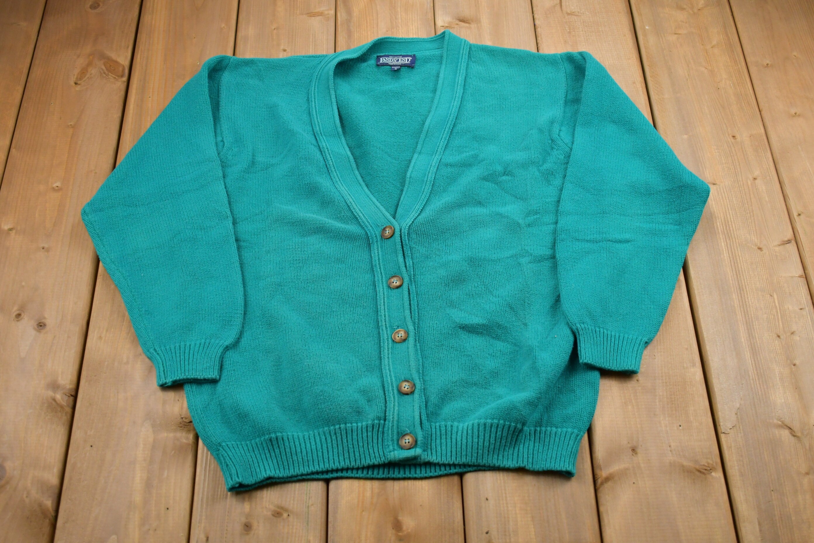 Vintage 1990s Lands End Knitted Sweater
